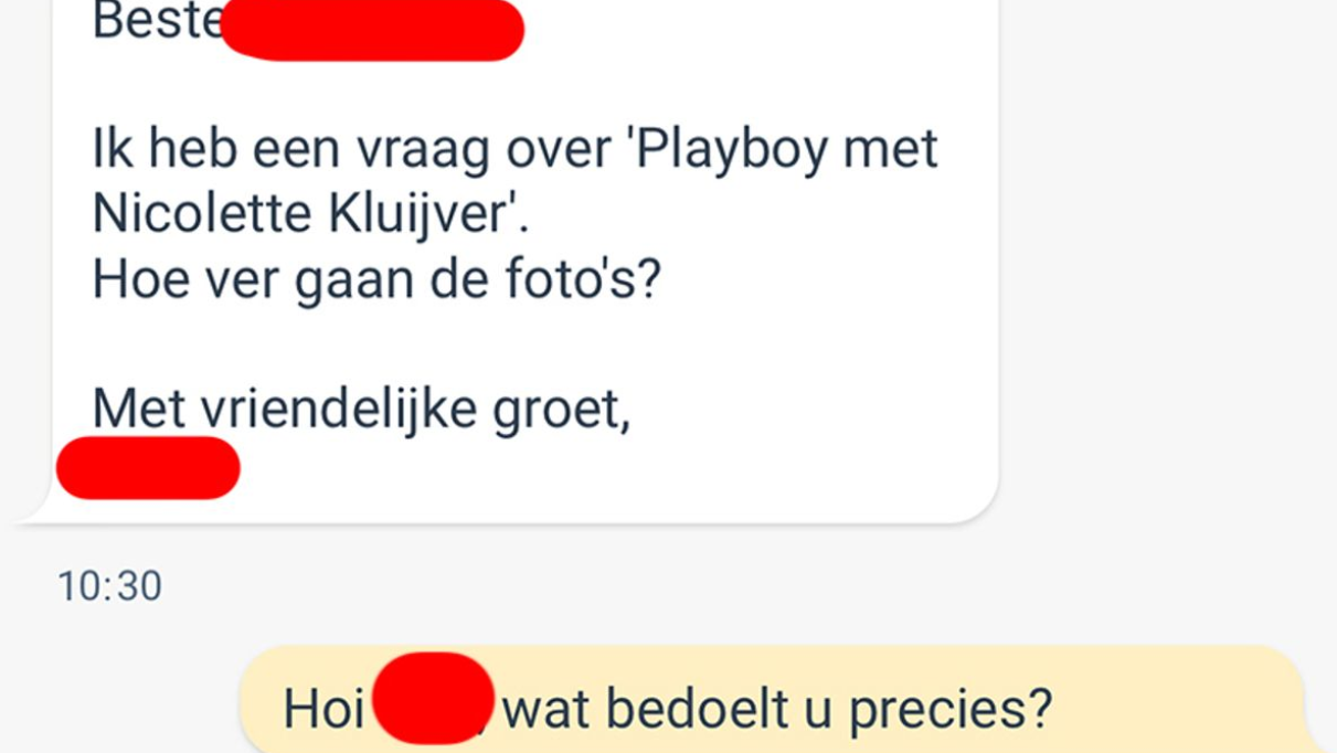 Gesprek met geïnteresseerde voor Playboy op Marktplaats wordt vreemder en vreemder