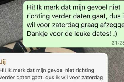 Gast heeft de meest kansloze reactie ooit nadat dame niet verder wil na 3 dates