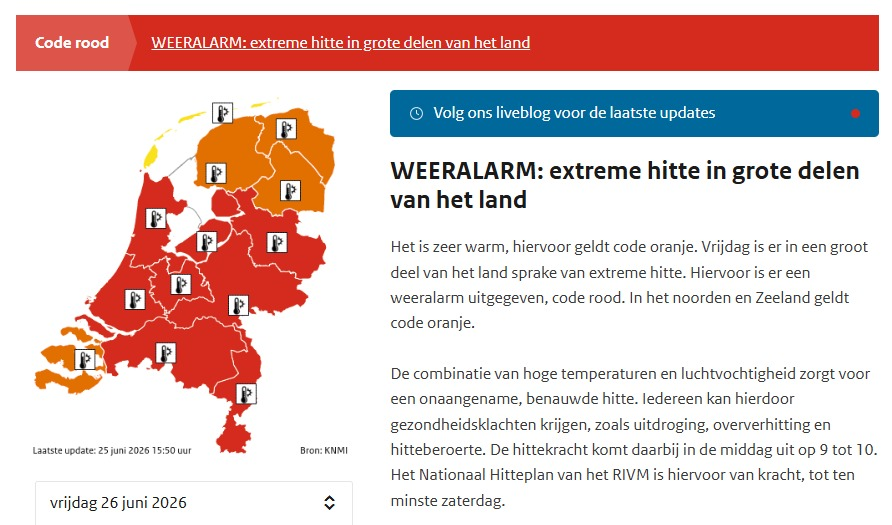 code rood