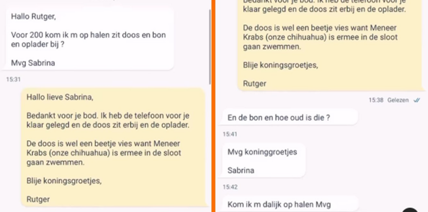 Marktplaats-gesprek over telefoon draait uit op vreemdste gesprek ooit