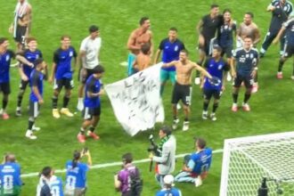 Deze straf kunnen de Argentijnen waarschijnlijk verwachten vanwege tonen controversieel spandoek 