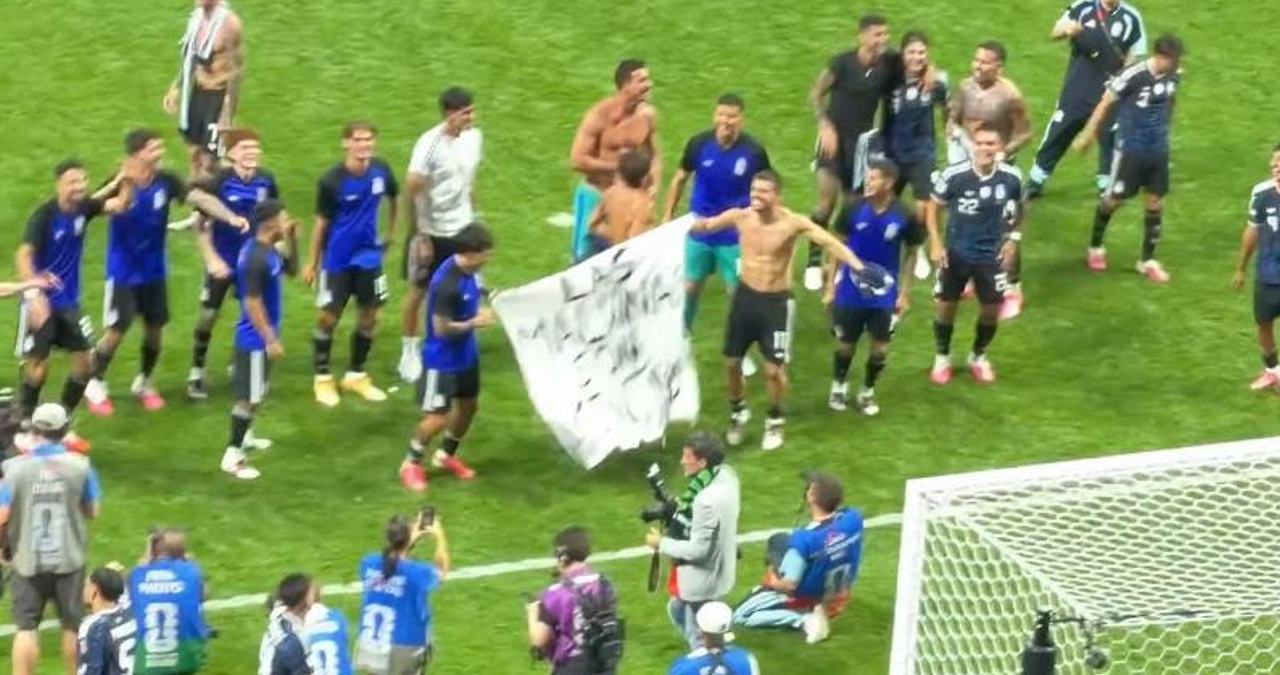 Deze straf kunnen de Argentijnen waarschijnlijk verwachten vanwege tonen controversieel spandoek 