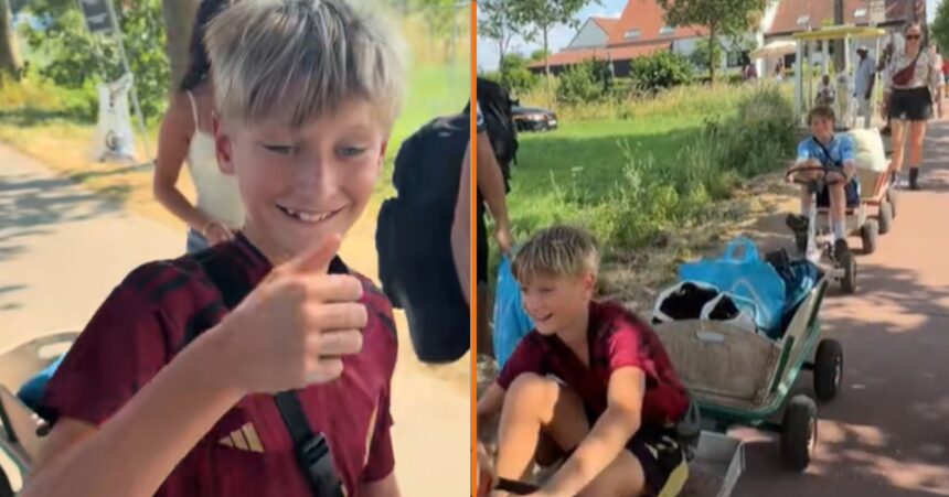 Kinderen gaan viral met geniaal plan om geld te verdienen aan Tomorrowland-bezoekers 