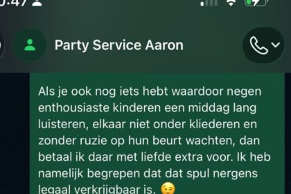 Vrouw reageert op kaartje van Aaron’s Party Service maar krijgt iets heel anders dan ze verwacht 