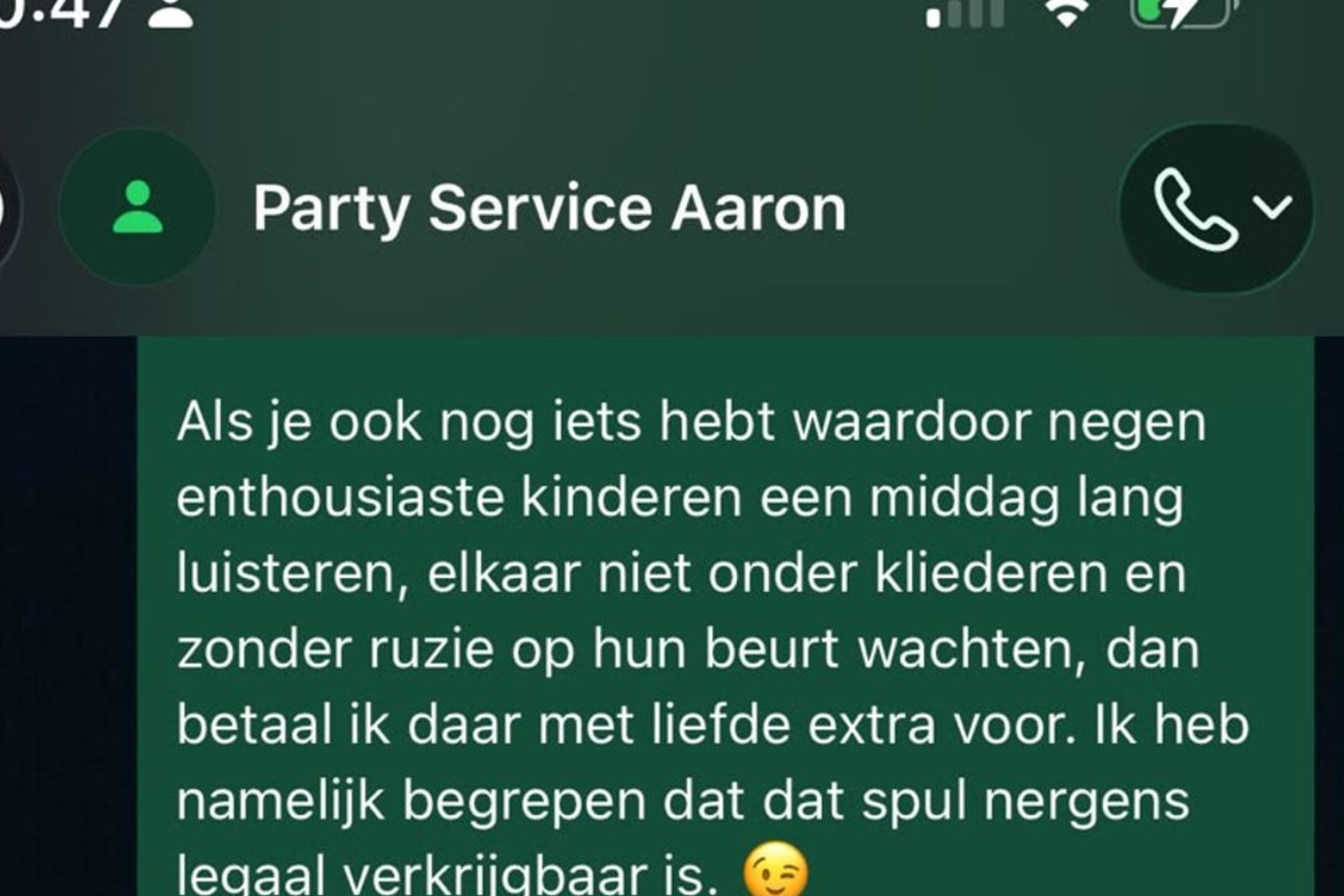 Vrouw reageert op kaartje van Aaron’s Party Service maar krijgt iets heel anders dan ze verwacht 