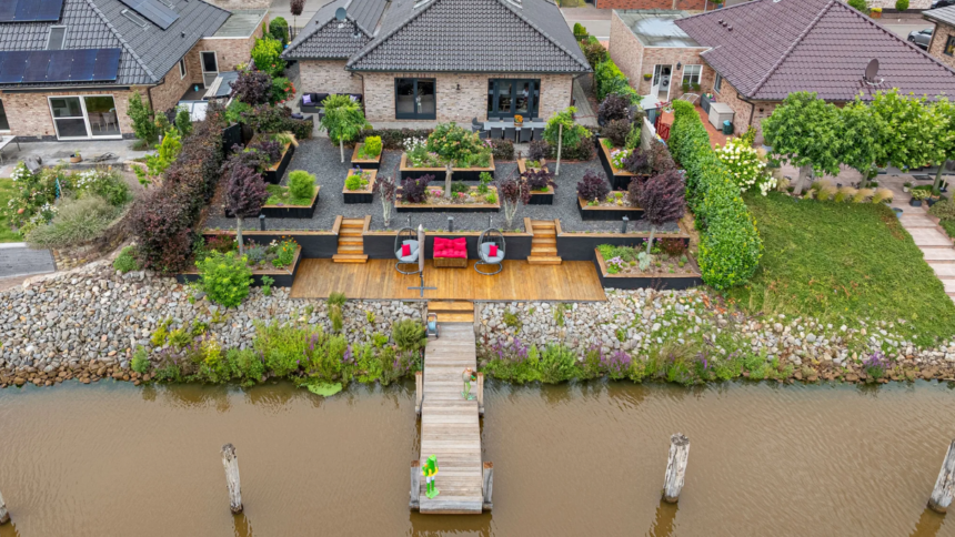 Duitse watervilla op 2 km van Nederlandse grens voor een prikkie op Funda