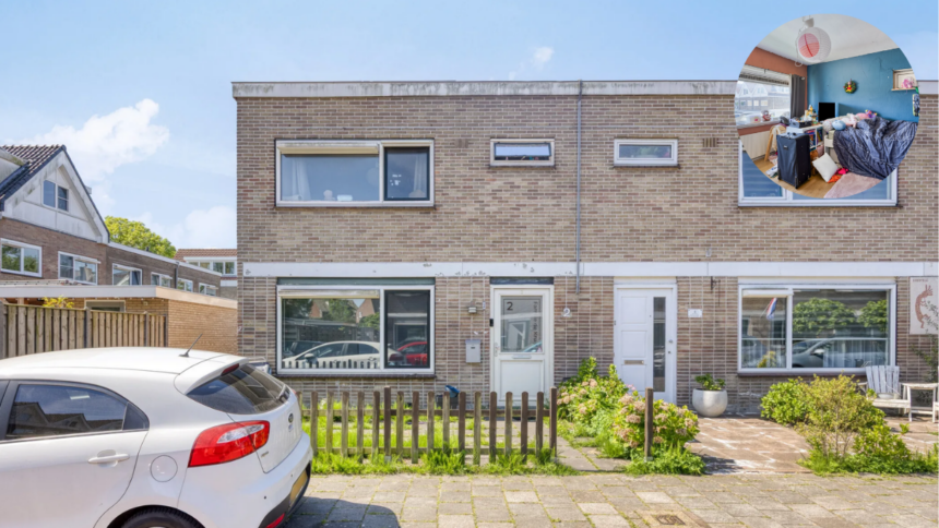 Huis op Funda gaat viral vanwege enorme puinhoop op de foto’s: ‘Een huis waarin geleefd wordt’