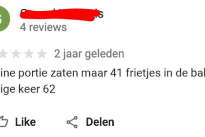 18 Google Reviews van snackbars waar je broek van afzakt van verbazing
