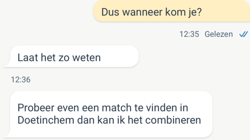 Geïnteresseerde in ergonomische Marktplaats-muis heeft bizarre voorwaarde om naar Doetinchem te komen