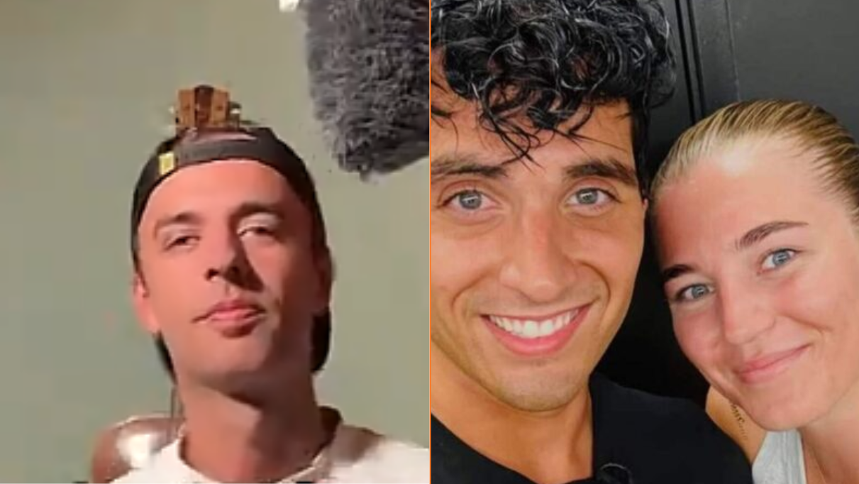Photo: sgxl.nl Max slaat op hilarische wijze terug naar (ex-)vriendin Anouk na bedbeelden met Diederik in De Bondgenoten