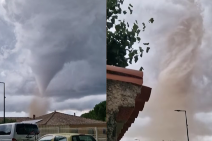 Enorme tornado raast door Frankrijk en richt grote schade aan (Beelden)