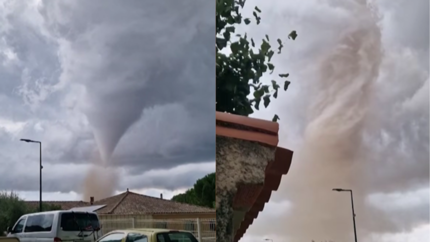 Enorme tornado raast door Frankrijk en richt grote schade aan (Beelden)