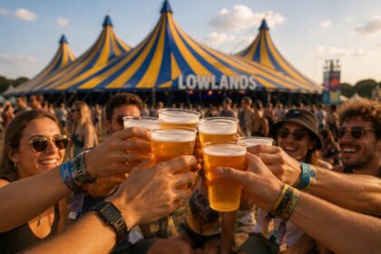 biertje op lowlands