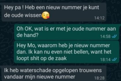 whatsapp oplichter