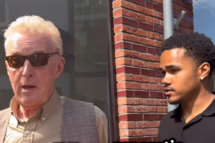 Influencer spreekt André van Duin aan tijdens straatinterview maar heeft geen idee wie hij is