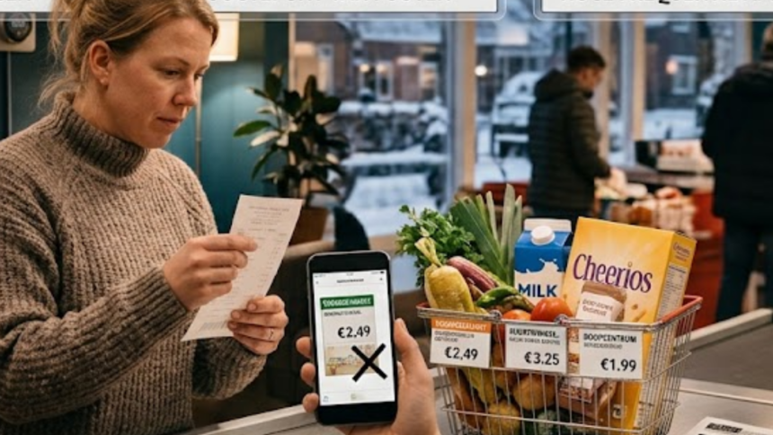 Let op: bij deze drie supermarkten wijkt de kassaprijs het vaakst af van het prijskaartje
