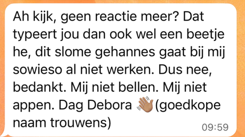 Gast op datingapp is zó vol van zichzelf dat je er plaatsvervangende schaamte van krijgt