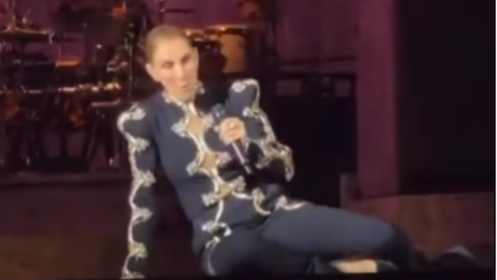 Céline Dion laat fans schrikken met valpartij op podium tijdens concert in Parijs