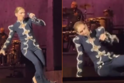 Céline Dion laat fans schrikken met valpartij op podium tijdens concert in Parijs